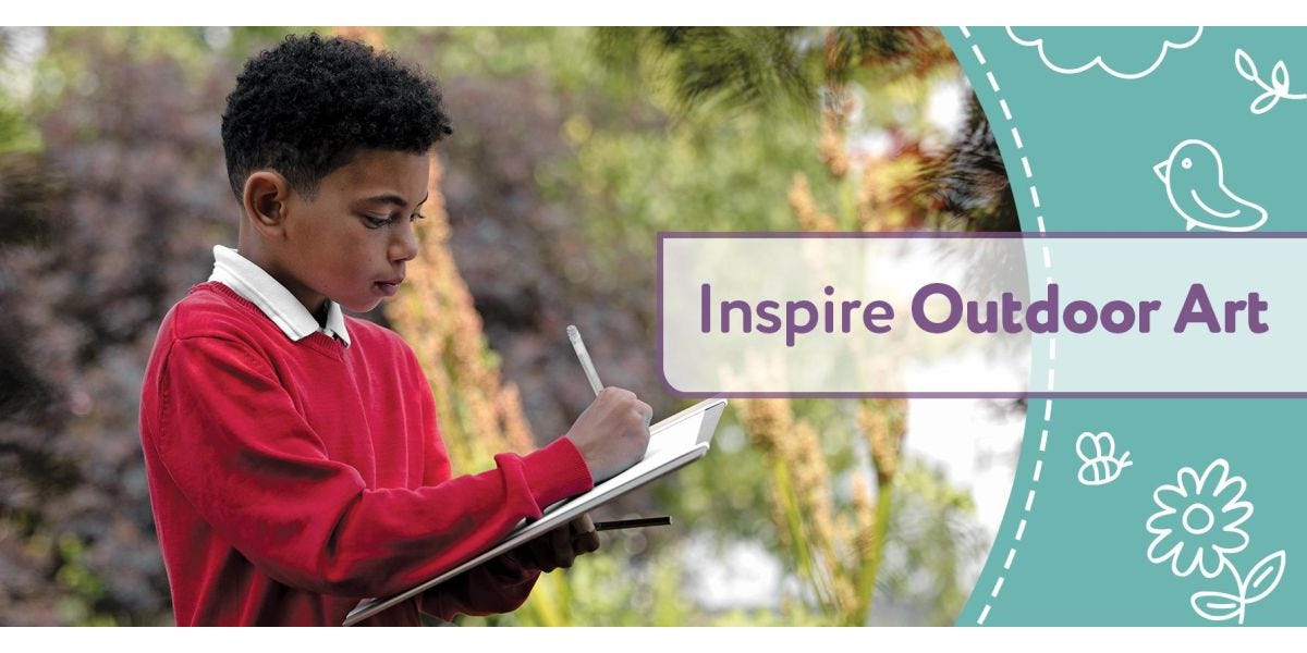 Outdoor Art Activity ideas for all ages!