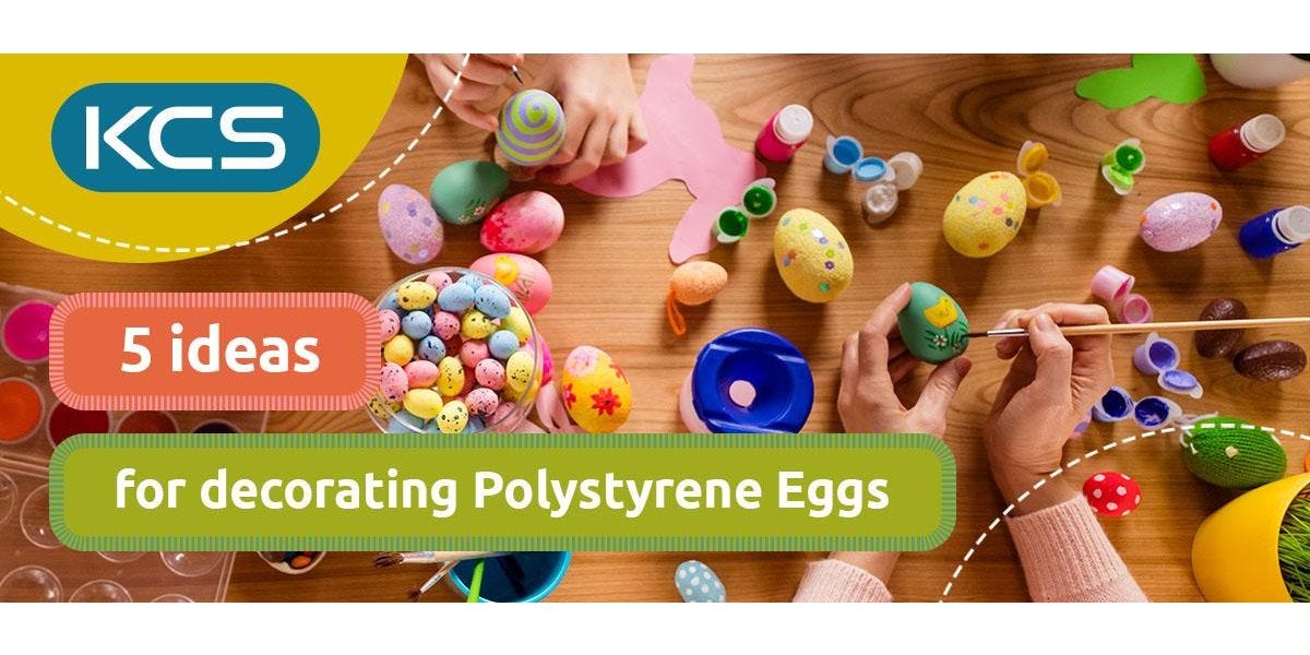 5 Ideas for Decorating Polystyrene Eggs this Spring