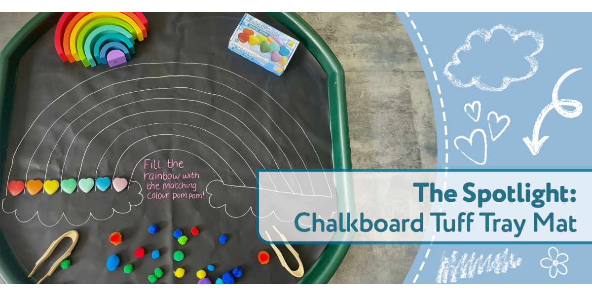 The Spotlight: Chalkboard Tuff Tray Mat
