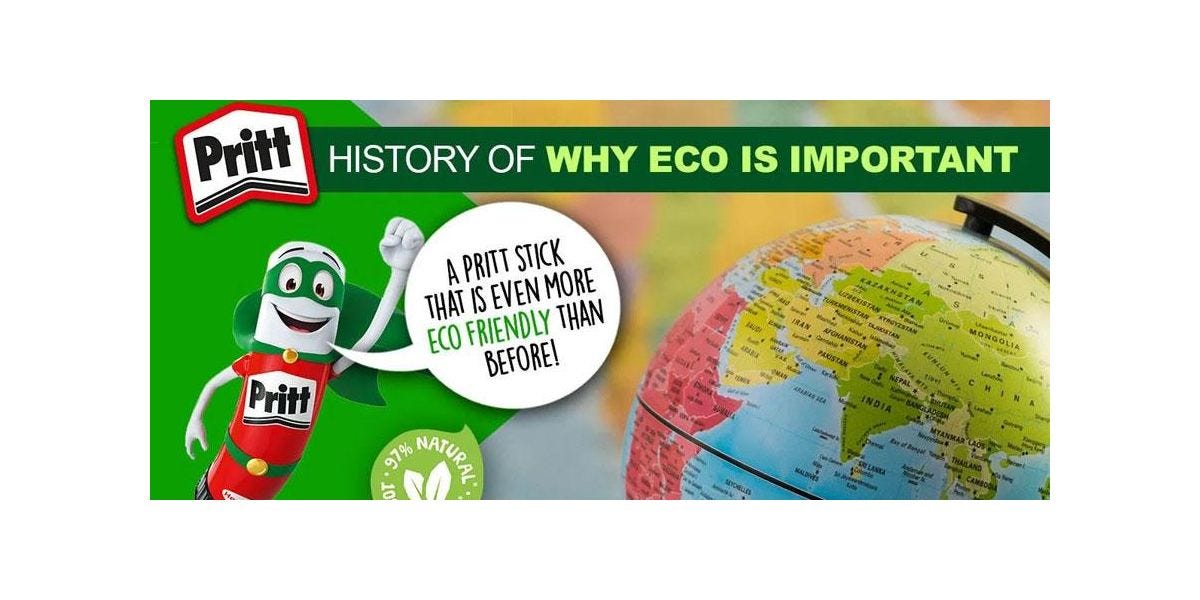 The History behind Pritt and why the Eco is important