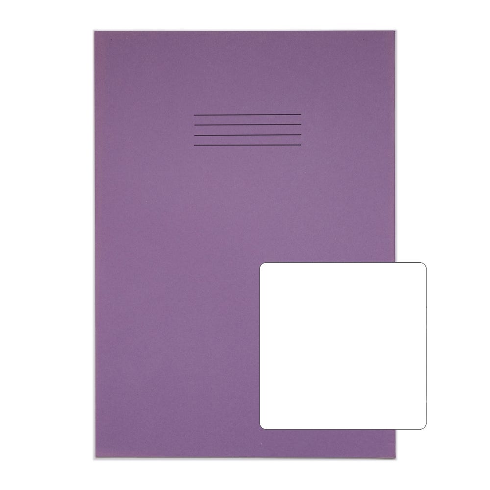 Classic A4+ Ex Book Plain 40 Page Box of 100 Purple