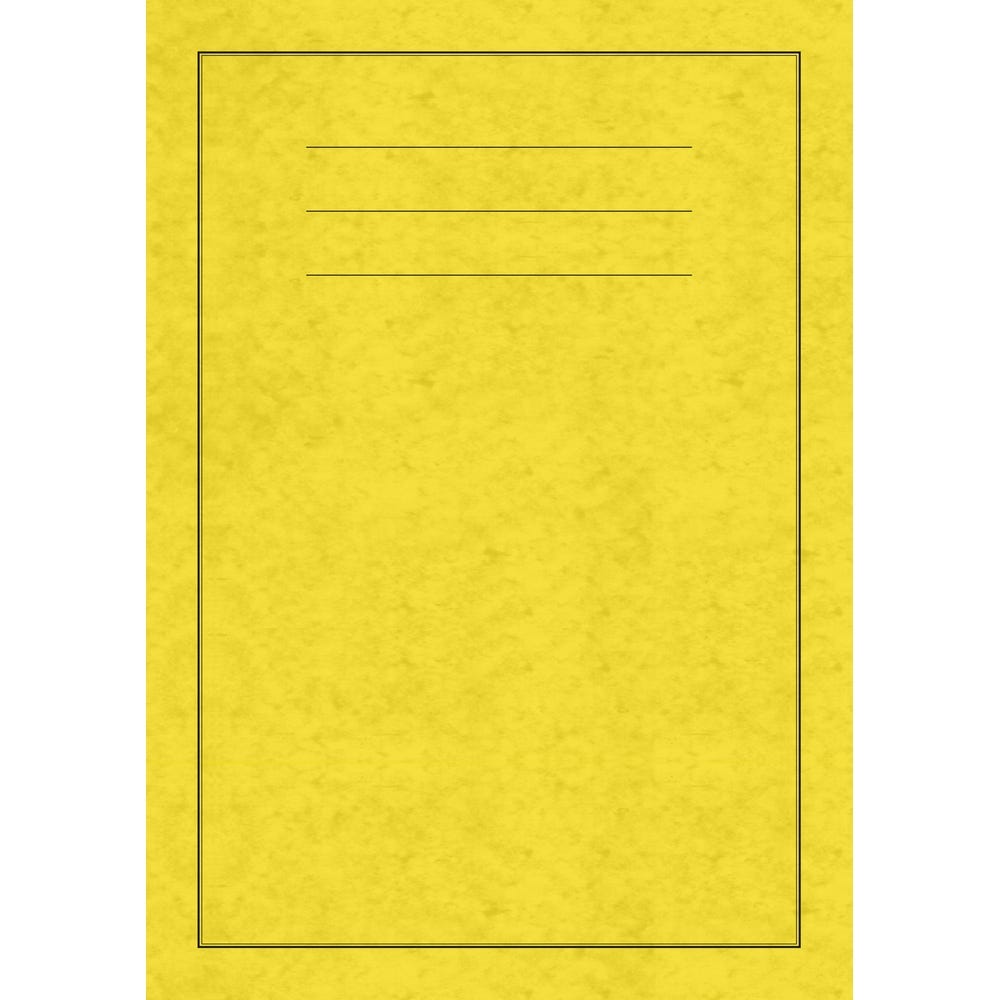 Classic Plus A4+ Exercise Book 8mm+ Margin 80 Page Box of 50 Bright Yellow