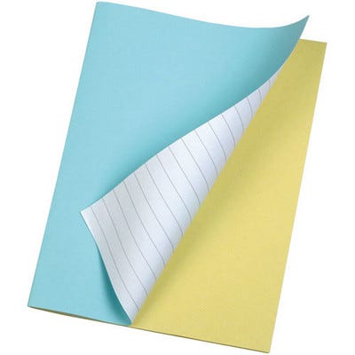 230 x 320mm Topic Book 32 Pages Sugar Paper Alternate Pack of 25 Blue