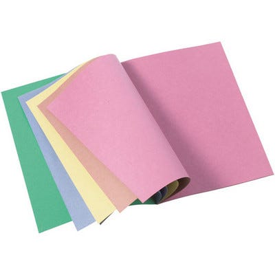 Scrapbook, A4+, Assorted Colour Pages, Pack of 25