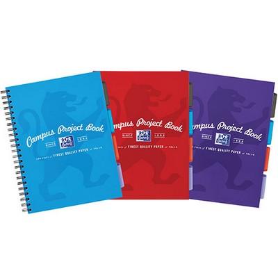 A4+ Oxford Campus Project Notebooks Pack of 3