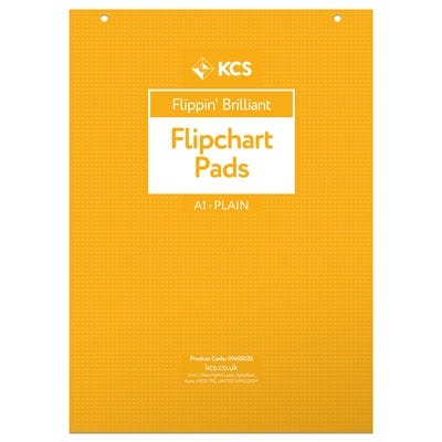 A1 KCS Plain Flipchart Pads Pack of 5