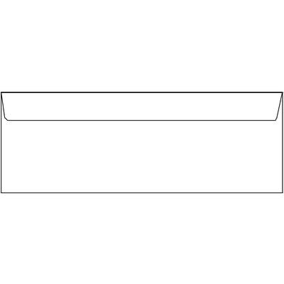 White Envelopes Self Seal DL 100gsm Box 1000