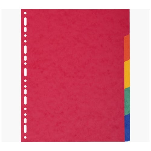 Extra Wide Subject Dividers, A4, 5 Part Set, Each