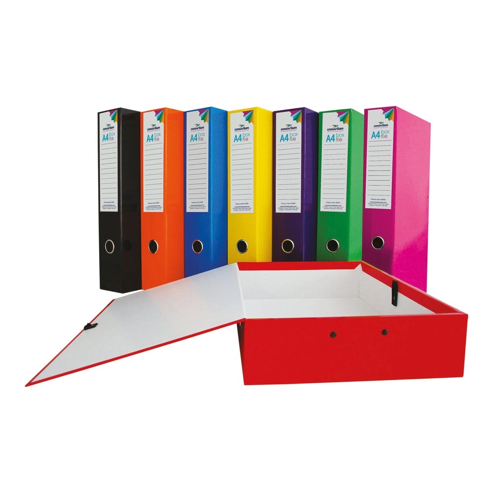 Foolscap Box File Blue