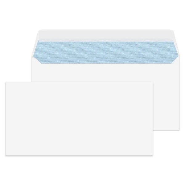 Envelopes, DL BS, Peel+Seal, White, 110gsm, Bx500