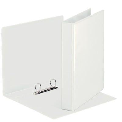 Presentation Ring Binders, A5, 2-Rings, 25mm, White, Pack 12