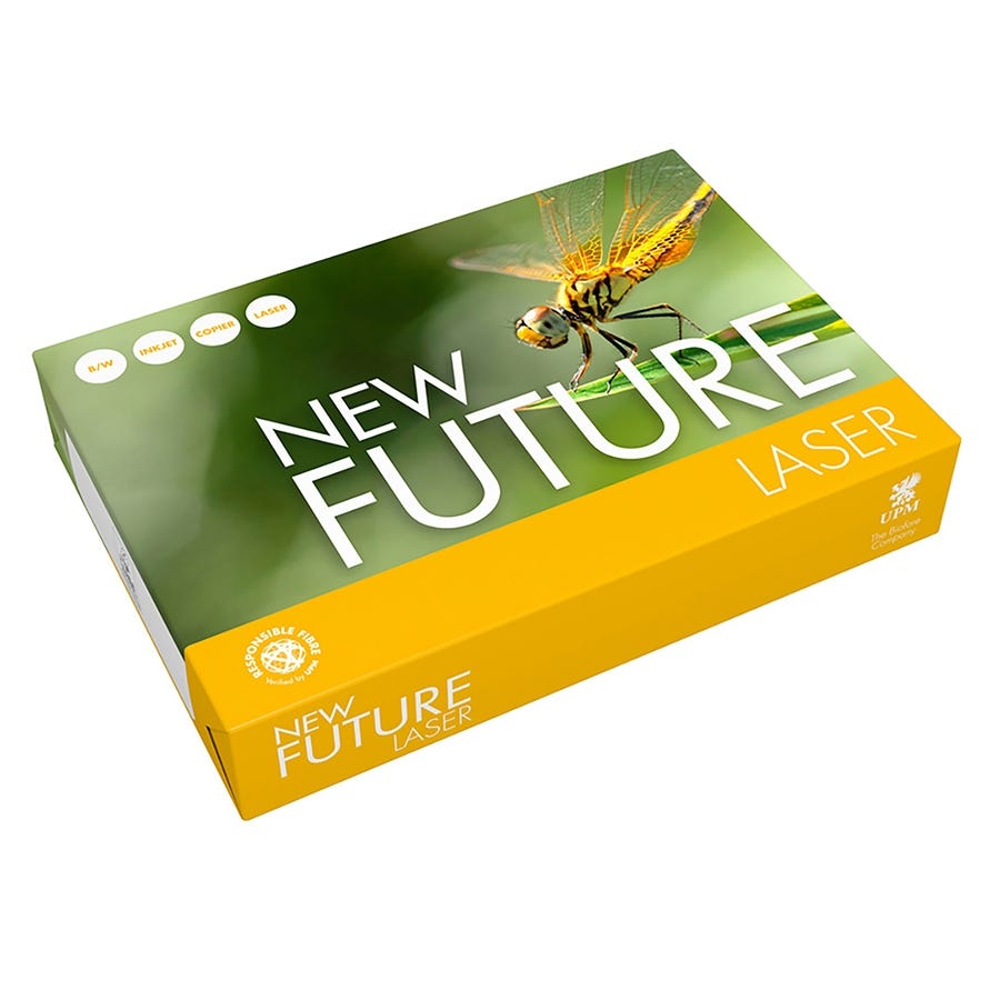 New Future Laser White Copier Paper Box of 5 Reams