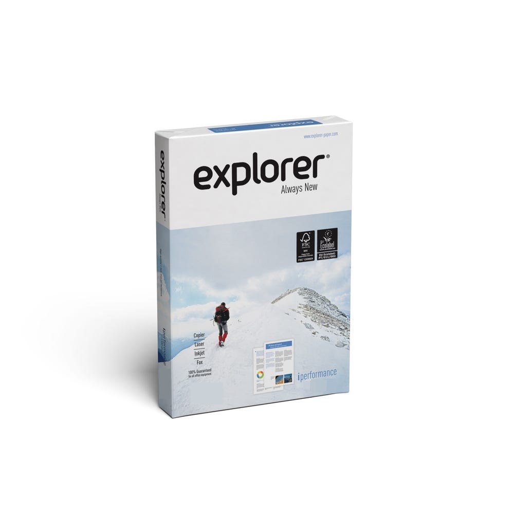 A3 Explorer White Photocopier Card 160gsm 1250 Sheets