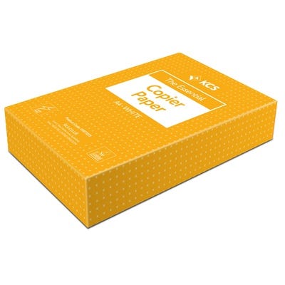 KCS Ultrawhite Copier Paper Box of 5 Reams