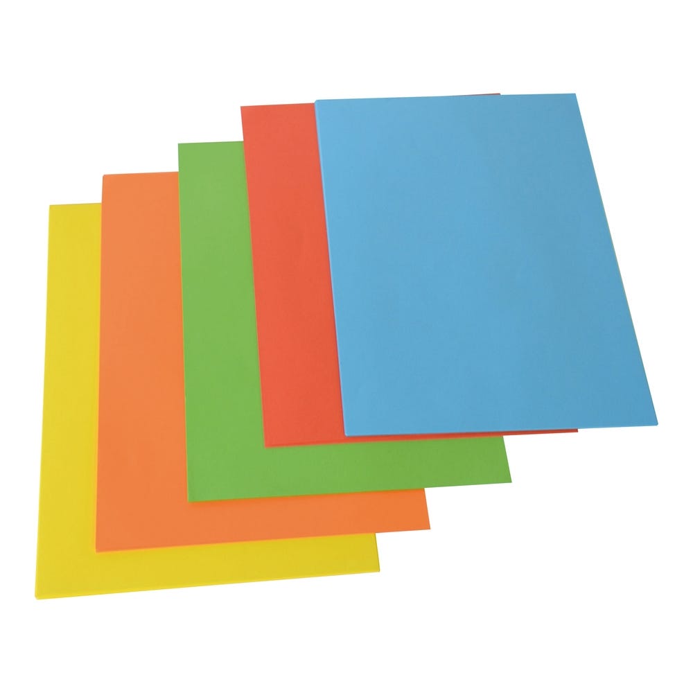 A4 Coloured Copier Paper 160gsm Deep Red 250 Sheets