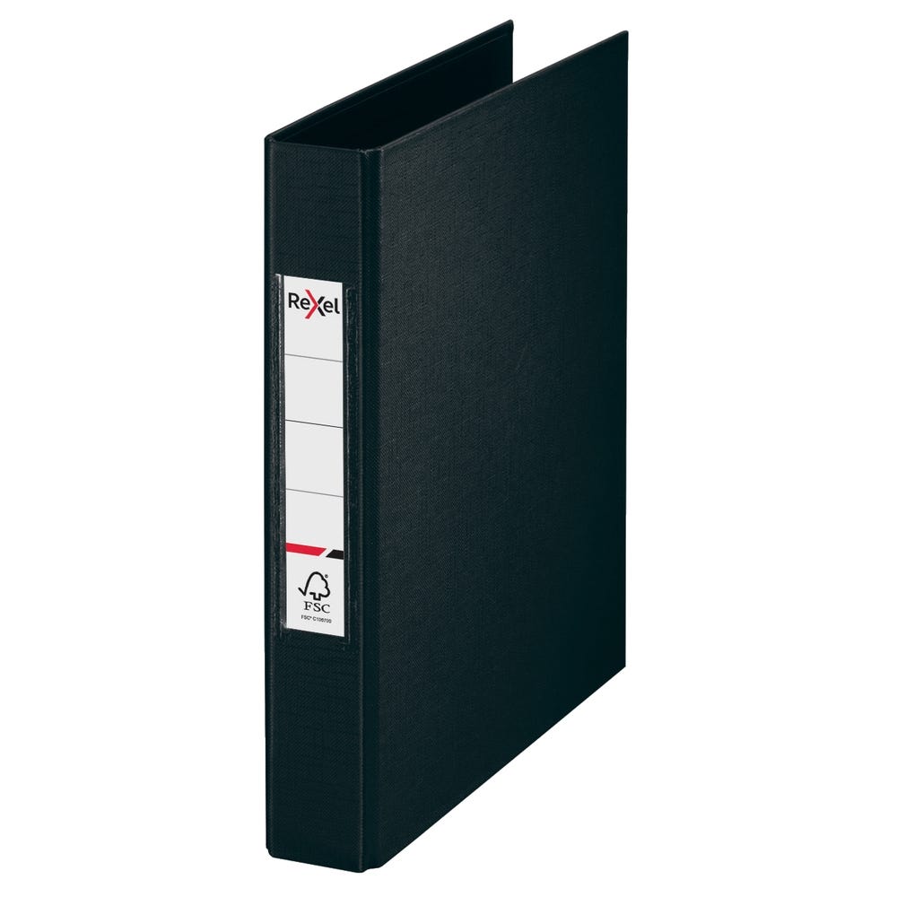 Ring Binders, A5, Black, Pack 10
