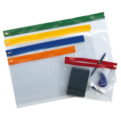 Zipped Wallets, A5, Blue, Pack of 25