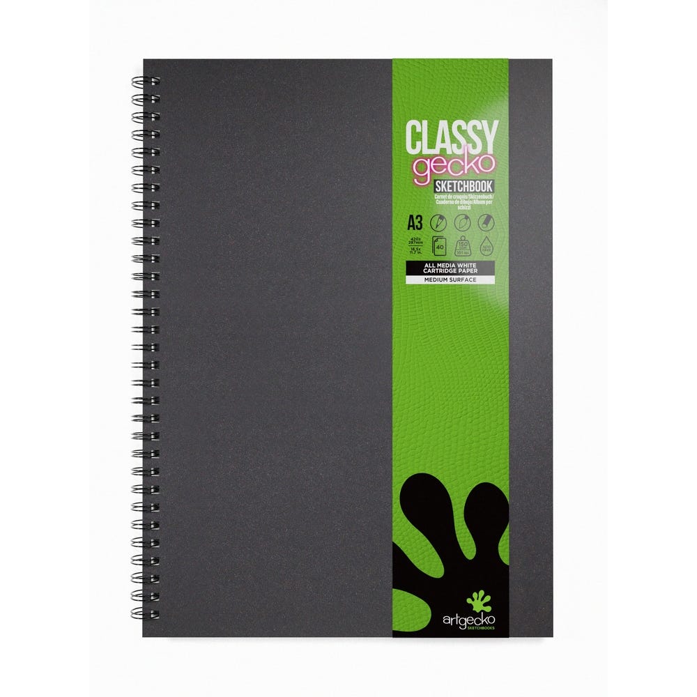 A3 Portrait Classy Artgecko Sketchbook