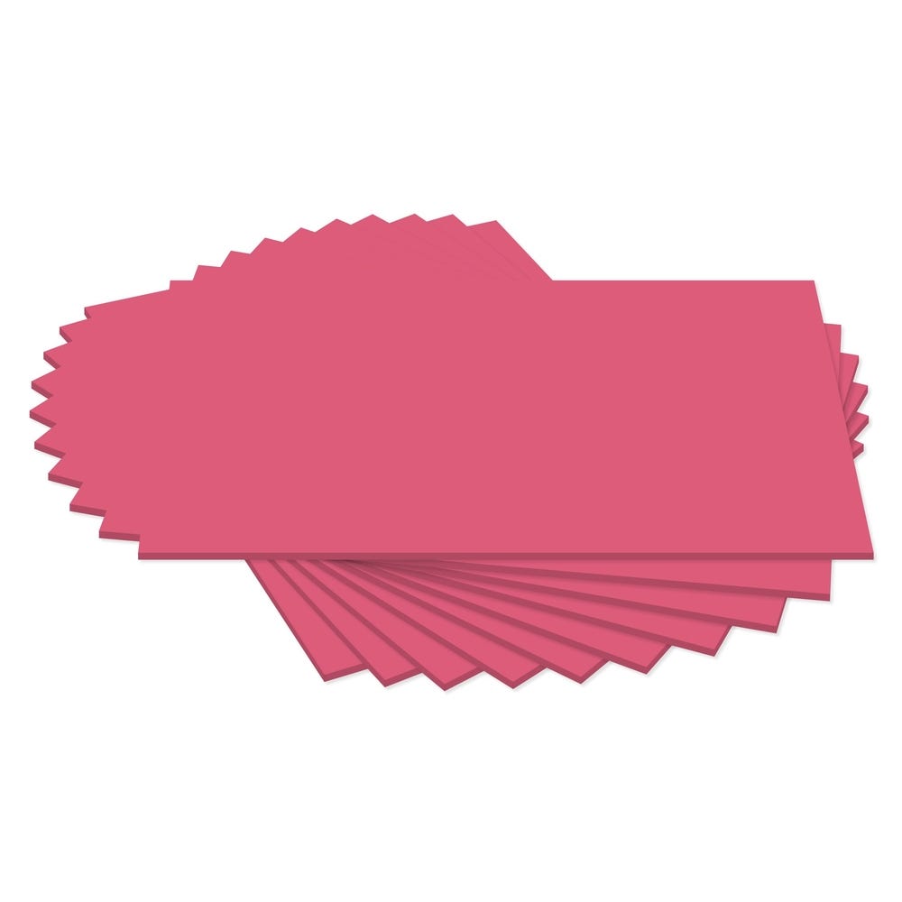 A4 Coloured Card Pink Pack of 50