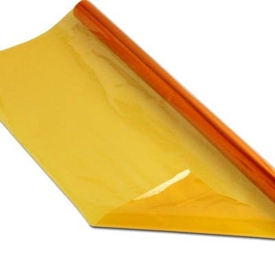 500mm x 4.5m Coloured CellophaneYellow