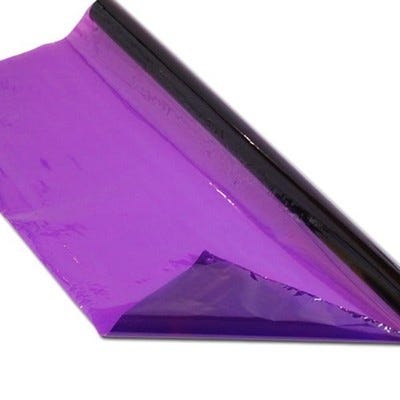 500mm x 4.5m Coloured CellophanePurple