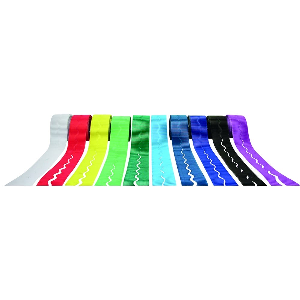 KCS Corrugated Scalloped Border Roll Pack of 12