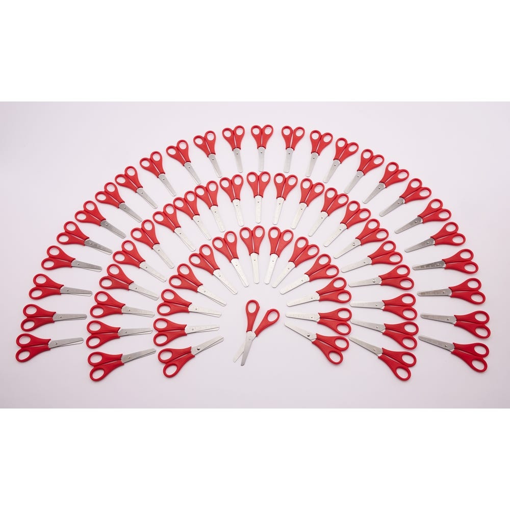 School Scissors, Right Handed, Pack of 60