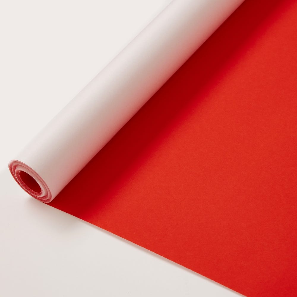 KCS Poster Paper Roll 1218mm x 15m Red