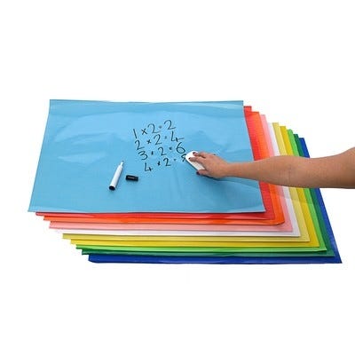 760 x 510mm Wipe Off Poster Paper Sheets Pack of 100
