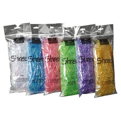 Iridescent Shred Assorted Pack 6