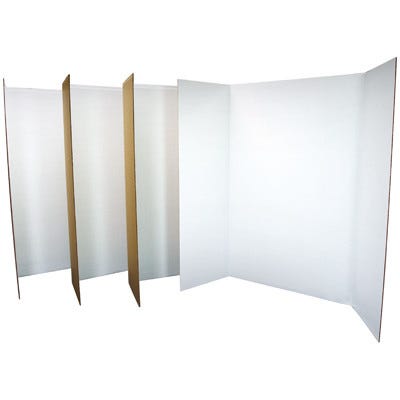 Presentation Boards White Pack of 4