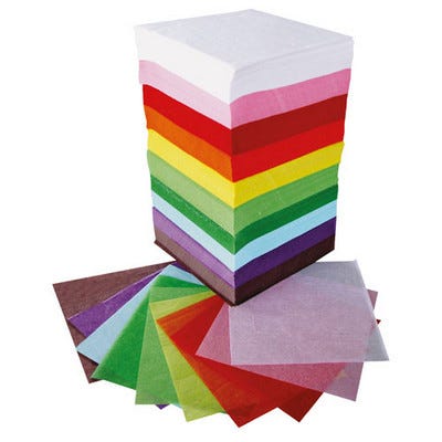 Tissue Paper Tower Squares Assorted Pack 4600
