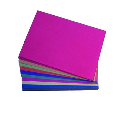 Construction Paper, 90gsm, 228x305mm, Pk 648 Shts