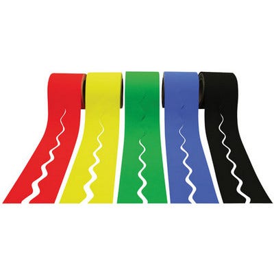 Scalloped Paper Border Rolls Assorted Pack 5