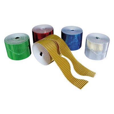Wavy Metallic Corrugated Roll Assorted Pack 5
