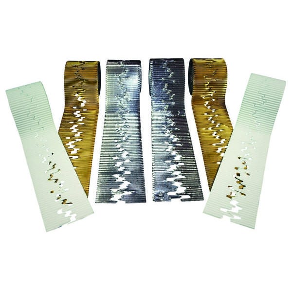 100mm x 7.5m Icicle Corrugated Border Rolls