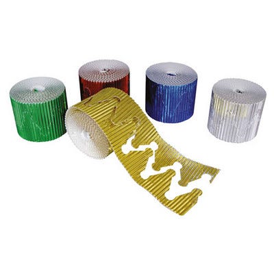 Crown Metallic Corrugated Roll Assorted Pack 5