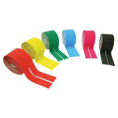 Corrugated Straight Cut Bordette Assorted Pack 6