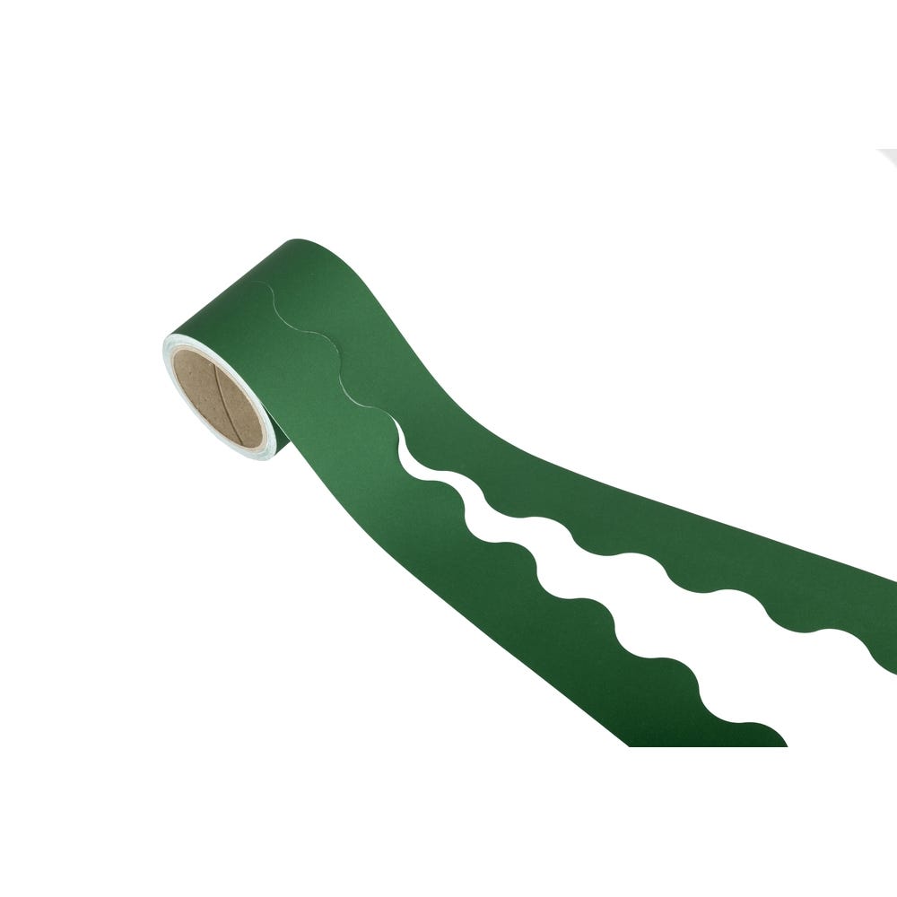 Fade Resistant Card Border Rolls Emerald Green Each