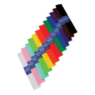 Crepe Paper Assorted Assorted Pack 144