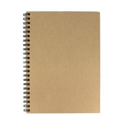 A4 Wirebound Kraft Sketchbook