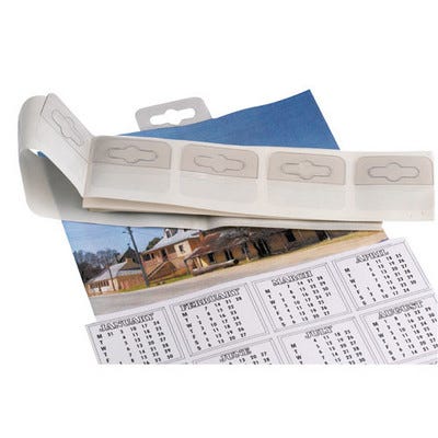 Hangers Self Adhesive White Pack 50