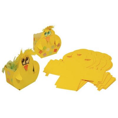 Easter Chick Boxes Yellow Pack 30