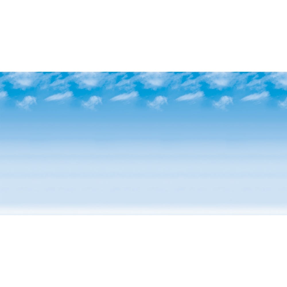 1218mm x 15m Fadeless Poster Paper Roll Clouds