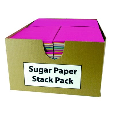 Sugar Paper Stack Black 1500 x A4 750 x A3 & 500 x A2