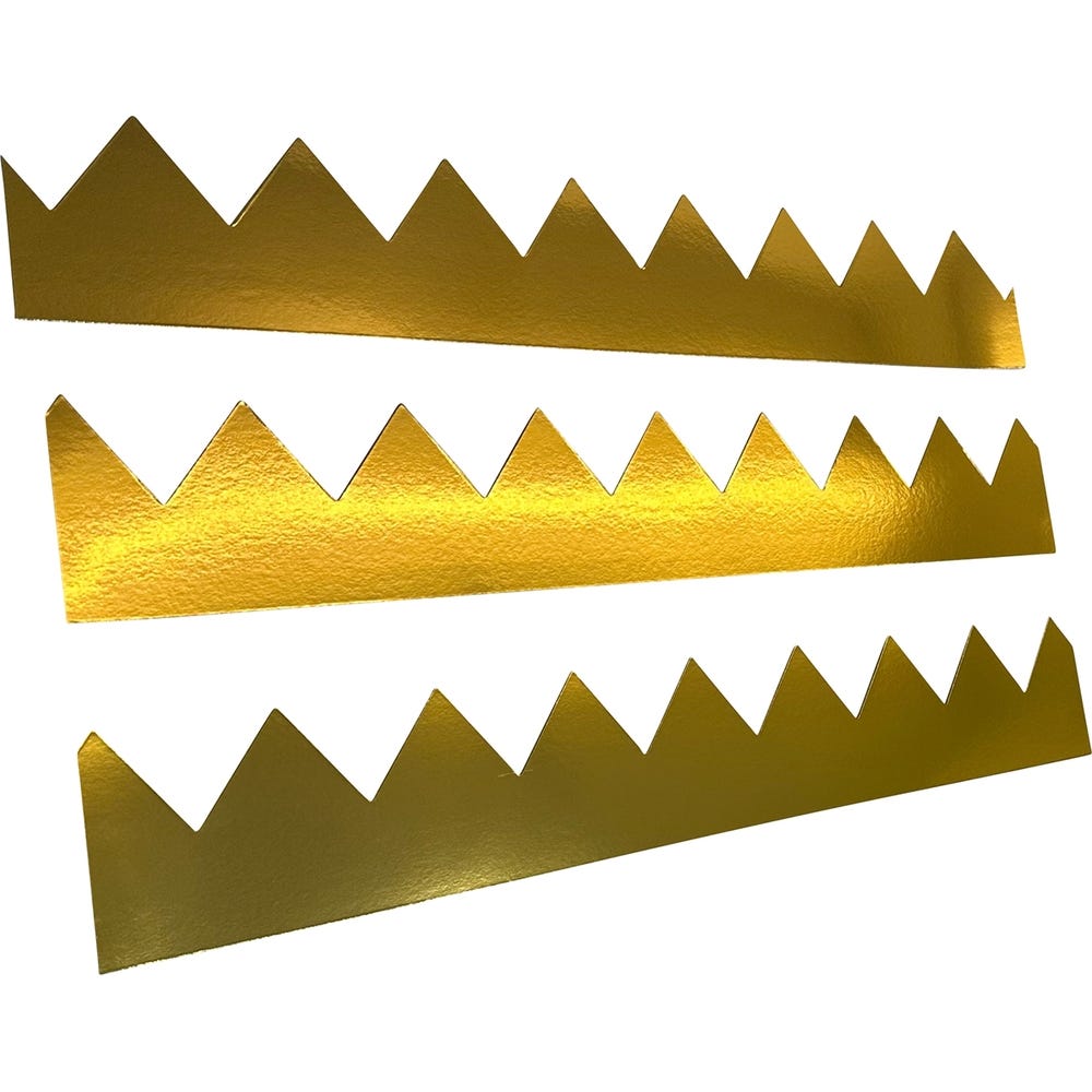 Crown Bands Gold Pack of 30