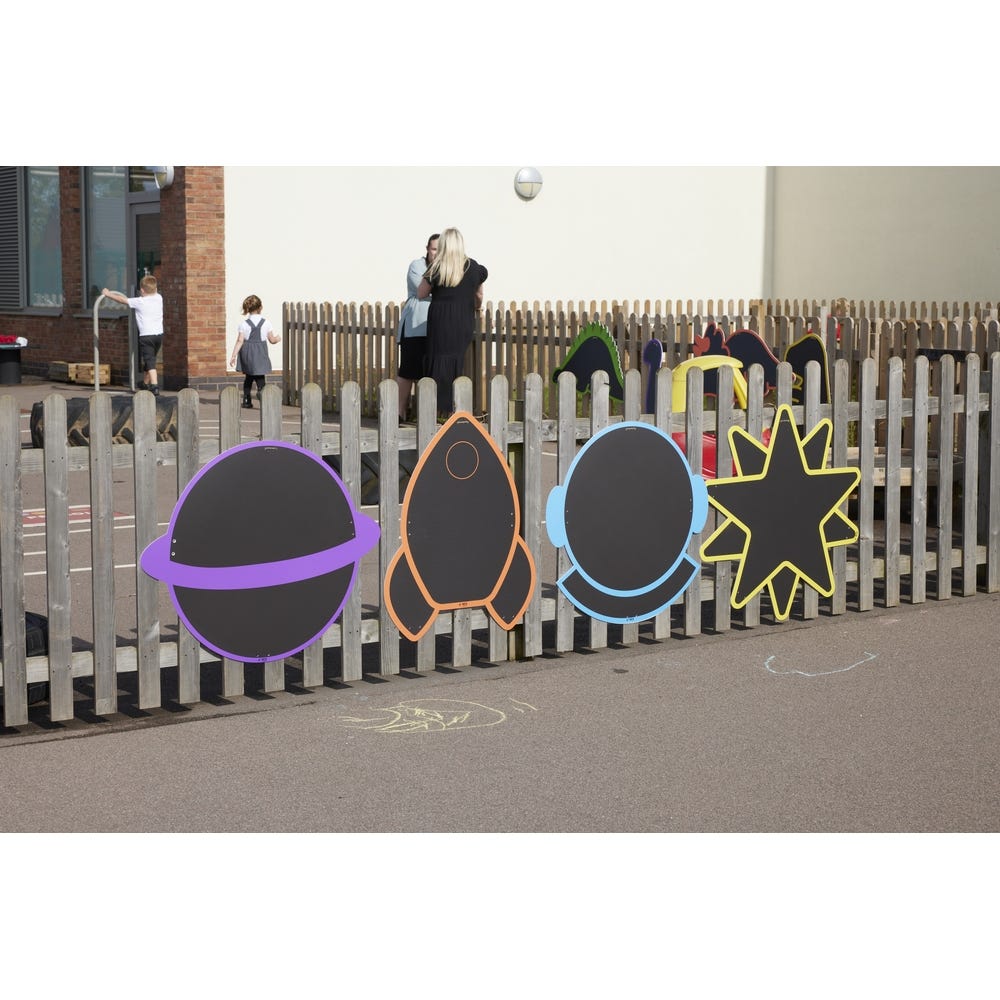 PVC Free Space Wall Chalkboard Pack of 4