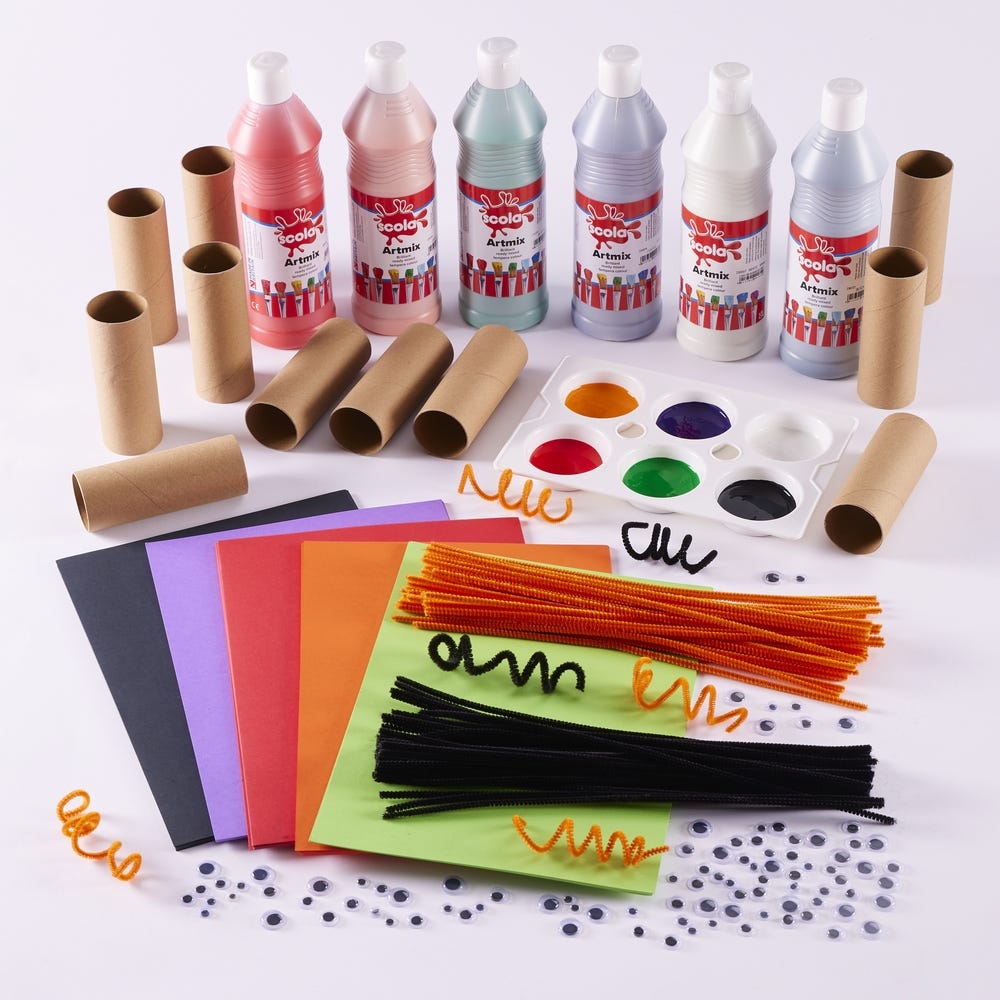 Let's Make: Spooky Halloween Toilet Roll Characters