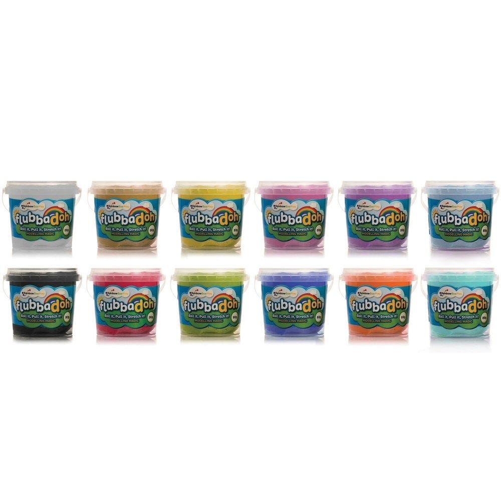 Flubbadoh, Assorted Colours, Pack of 12