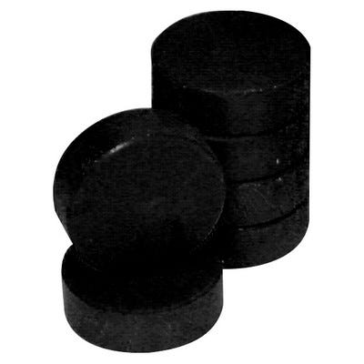 Watercolour Paint Blocks, Black Set of 6
